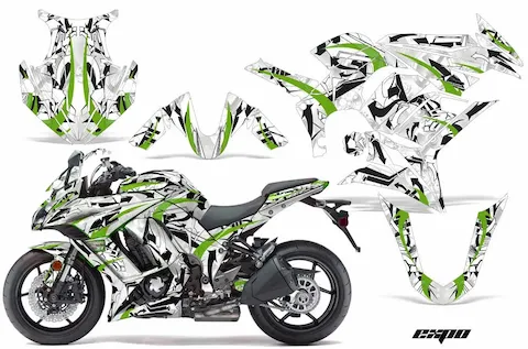 Kawasaki ZX1000 with the Expo graphic kit